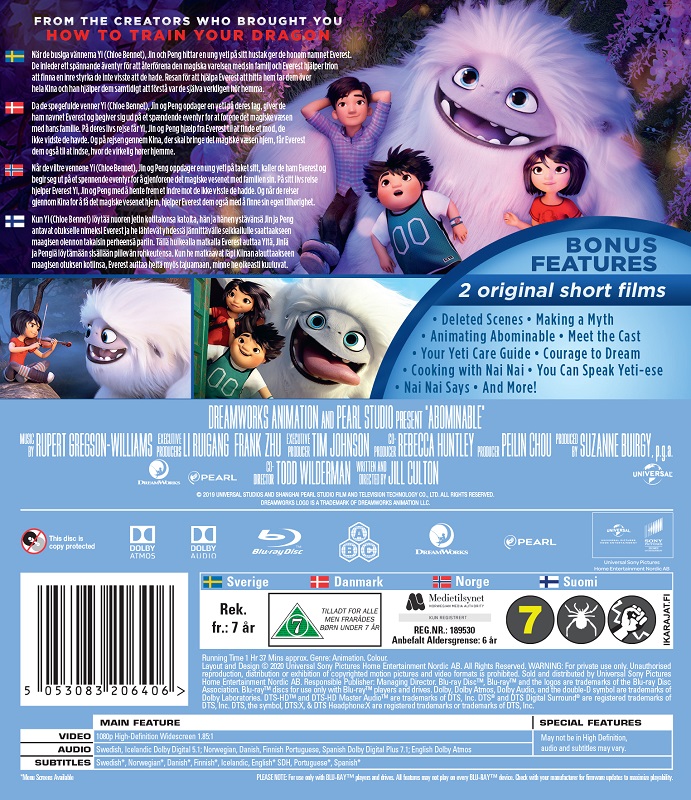 Abominable Blu Ray Blu Ray Future Movie Shop